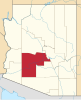 Localização do Condado de Maricopa