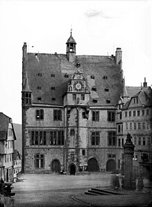 Rathaus von N zwischen 1877 + 1901