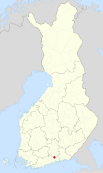 Location o Myrskylä in Finland