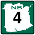 Route 4 marker