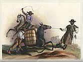 Arrieros mexicanos, 1834
