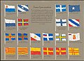 Banderas propuestas de Finlandia 1862–1918, compiladas por Olof Eriksson.