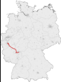 Map of the railway line