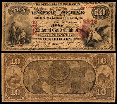 National Gold Bank Note