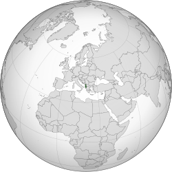 Location of Albaniya