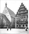 Dom mit Domherrenhof von Nordosten, 1956