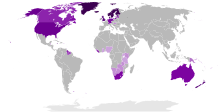 Map of Protestant Christianity in 1938