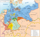 Kort over Det Tyske Kejserrige