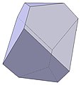 3D-Ansicht eines Rhomboederstumpfs