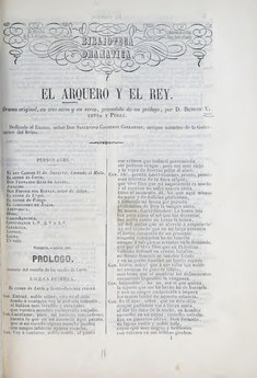 El arquero y el rey, 1848.