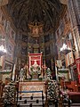 Trono de la Virgen del día de su fiesta (8 de septiembre) y retablo mayor