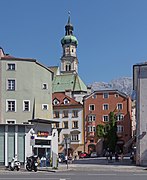 Hall in Tirol, die Allerheiligenkirche, ehemalige Jesuitenkirche Dm123328 foto6 2017-08-01 10.38.jpg