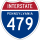 Interstate 479 marker