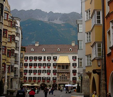 golden roof in Innsbruck, Tirol