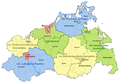 Effects of the 2011 district reform, including the districts of Mecklenburg-Western Pomerania until 2011