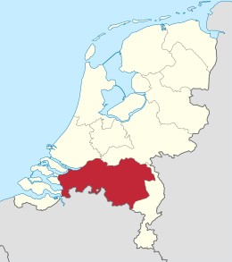 Brabante Settentrionale – Localizzazione