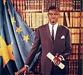 Image 23Patrice Lumumba, first democratically elected Prime Minister of the Congo-Léopoldville, was murdered by Belgian-supported Katangan separatists in 1961. (from Democratic Republic of the Congo)