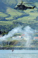 Latihan AU Portugis di Lajes Field, Azores.