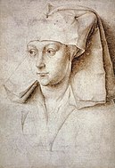 罗希尔·范德魏登 - 年轻姑娘的肖像, 1400年
