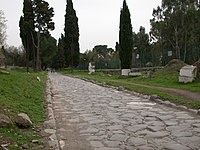 La Voie Appienne, près de Rome