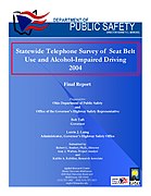 Statewide telephone survey of seat belt use and alcohol-impaired driving, 2004 - DPLA - 3d76bcbceee5801a2b1cf3320ddb80fb.jpg