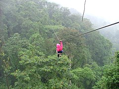 Canopy en Arenal.