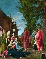 Christ taking Leave of his Mother, Albrecht Altdorfer c. 1520