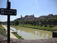 La promenade Claude Desbons le long du Gers (secteur recalibré).