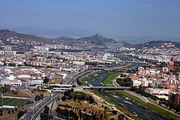 Vista del riu a Sant Adrià de Besòs