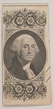 Motif pour billet de banque avec George Washington (vers 1824–37), Metropolitan Museum of Art, New York