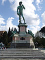 A Kopie vom David vom Michelangelo af da Piazzale Michelangelo