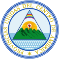 Escudo de las Provincias Unidas del Centro de América de 1823 a noviembre, 1824