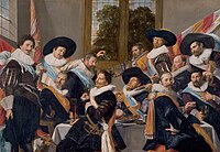 La milicia cívica de San Adrián de Haarlem - Óleo sobre lienzo, 183 x 266,5 cm, Museo Frans Hals, Haarlem.