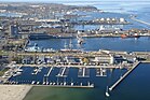 Aerial view of the Port of Gdynia