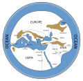 Reconstruction of Hecataeus of Miletus' (550-476 BC) map