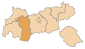 Lage des Bezirkes Imst innerhalb Tirols