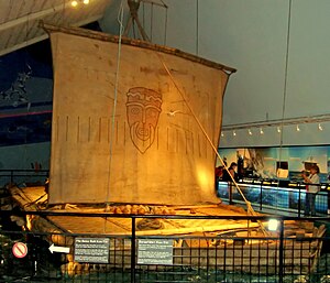 Kon-Tiki i Kon-Tikimuseet i Oslo.