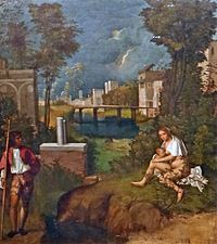 The Tempest Giorgione (1508) Venetian painters made extensive use of verdigris.