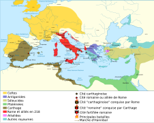 Marcia di Annibale (218-202 aC)-fr.svg