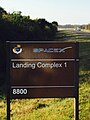 Beschilderung des Landing Complex 1