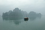 Sailing towards Ha Long Bay