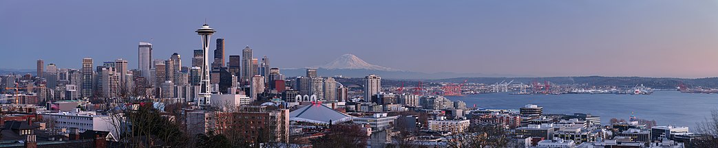 English: February 2010 from Queen Anne Hill