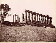 Templo de Hera, por Giorgio Sommer