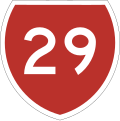 State Highway 29 marker