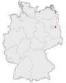 Locator map within Germany