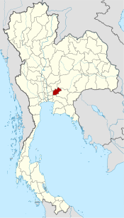 Ligging van de provincie Nakhon Nayok