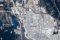 Satellittbilde av byen