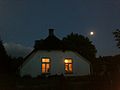 Farm Witte Hemel in moonlight