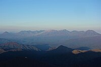 ニペソツ山（天狗平）からの十勝連峰