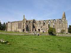 Las ruinas del antiguo convento de Bolton.